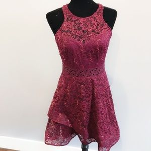 NWT Bordeaux Lace Bress
